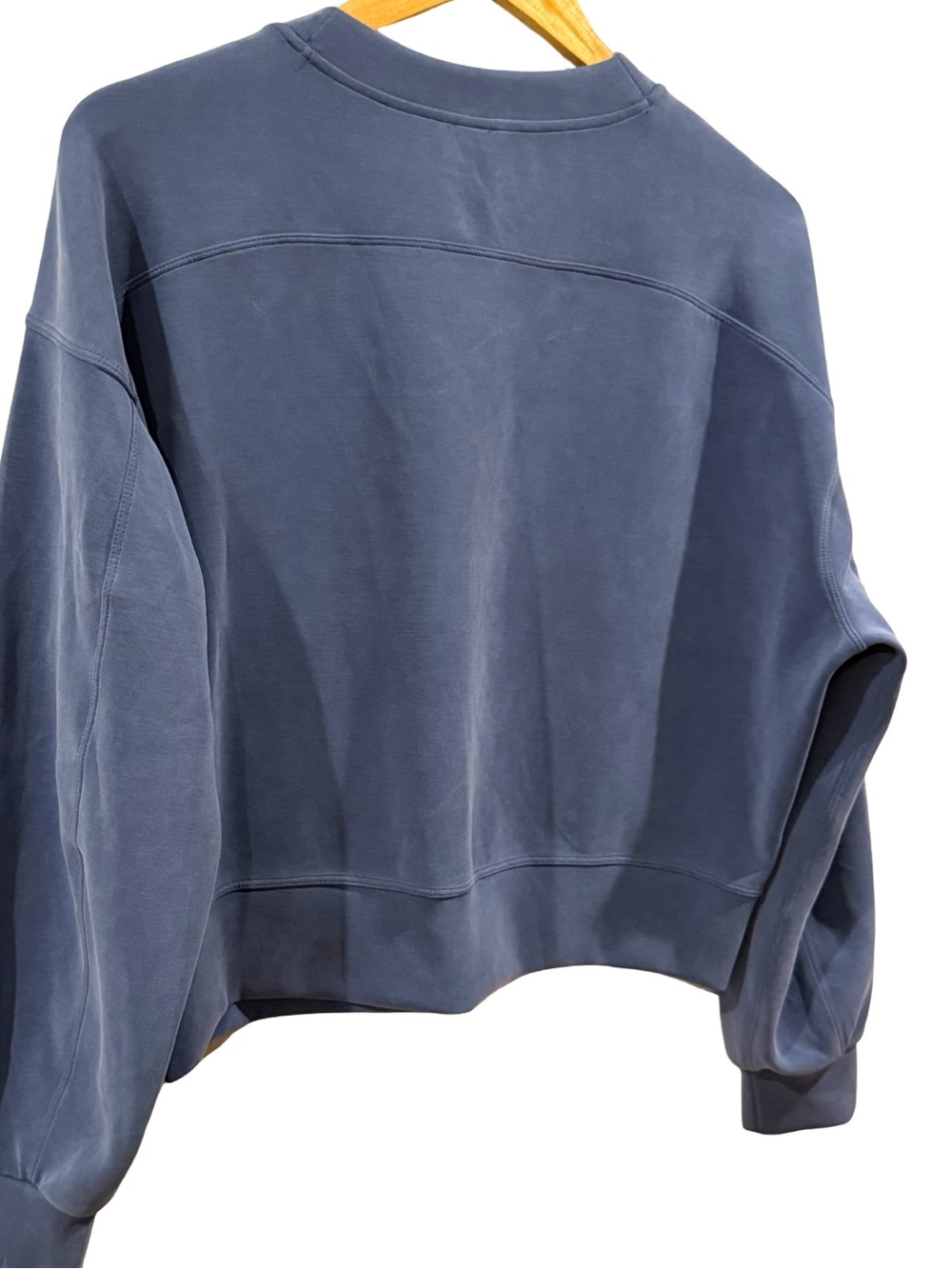 Womens Lululemon Perfectly Oversize Cropped Crew soft streme size 6 - Picture 3 of 8